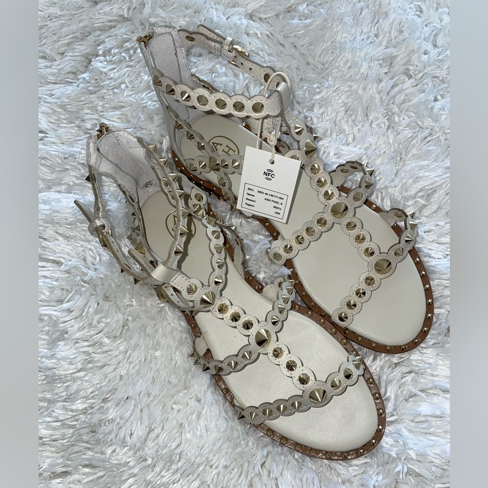 Brand New Ash Women Studded Gladiator Sandals